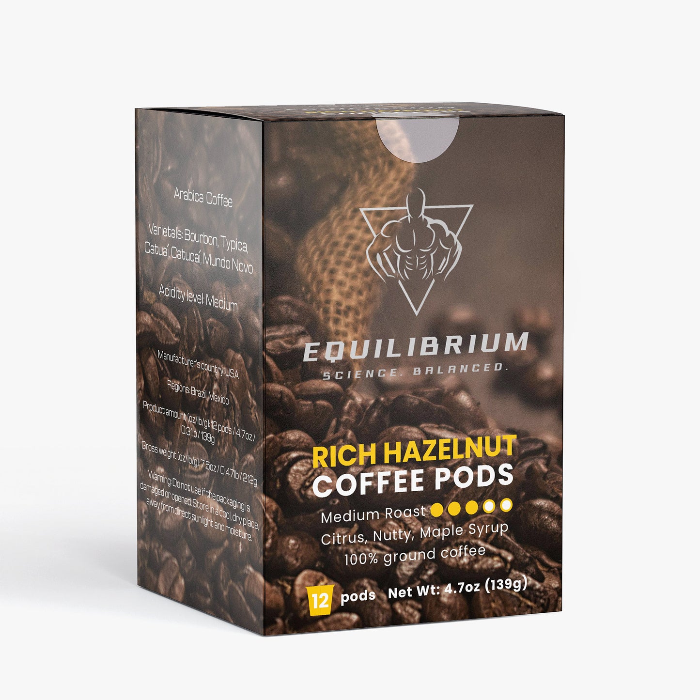 Rich Hazelnut Coffee Pods (Medium Roast)