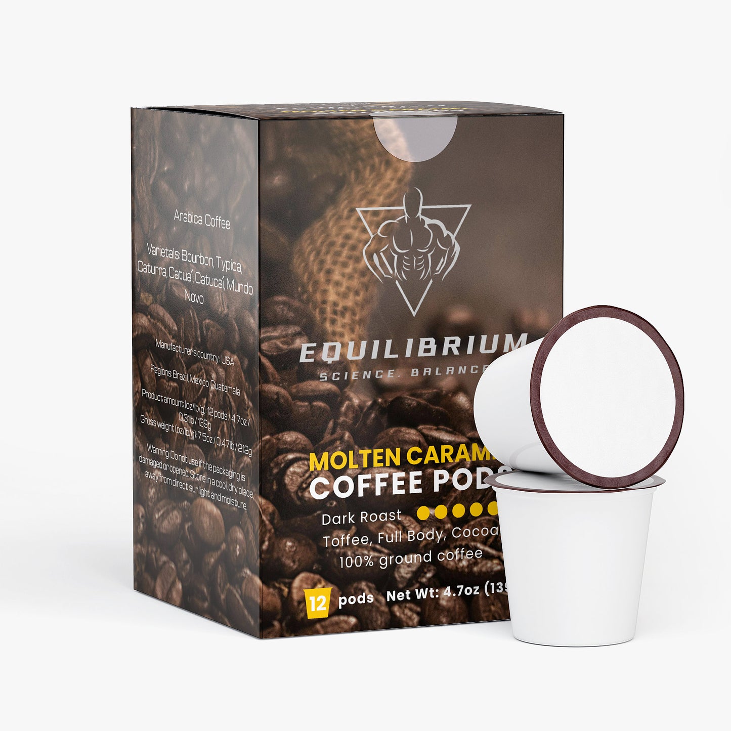 Molten Caramel Coffee Pods (Dark Roast)